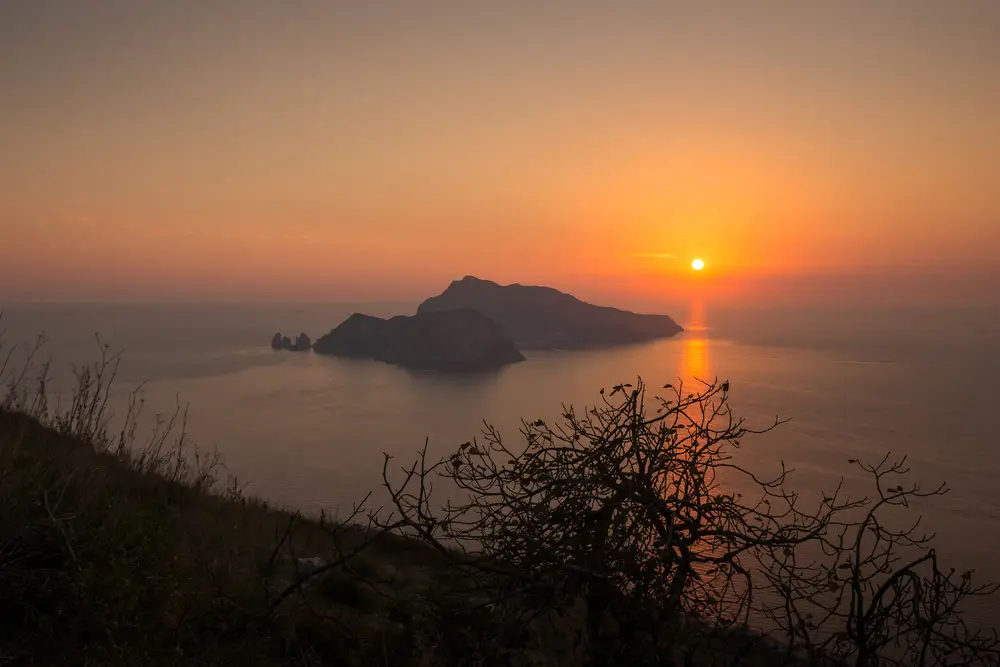 punti panoramici ammirare tramonto a capri